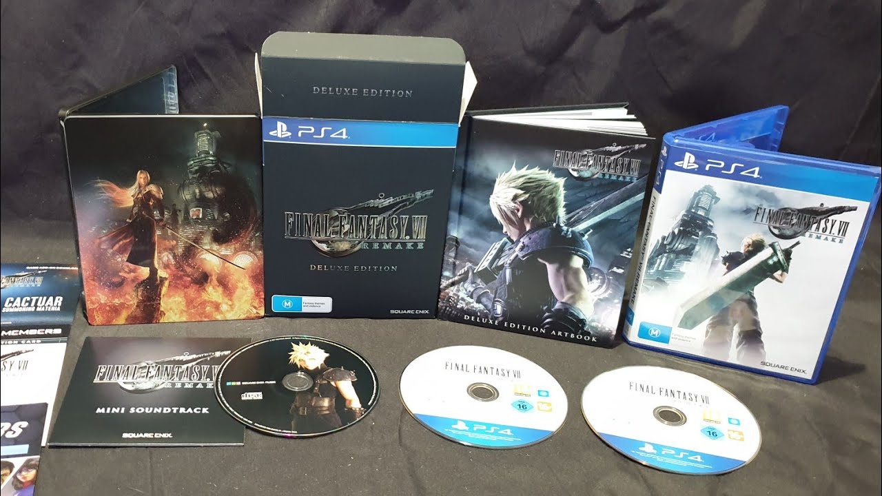 Unboxing: Final Fantasy Remake Deluxe Edition for