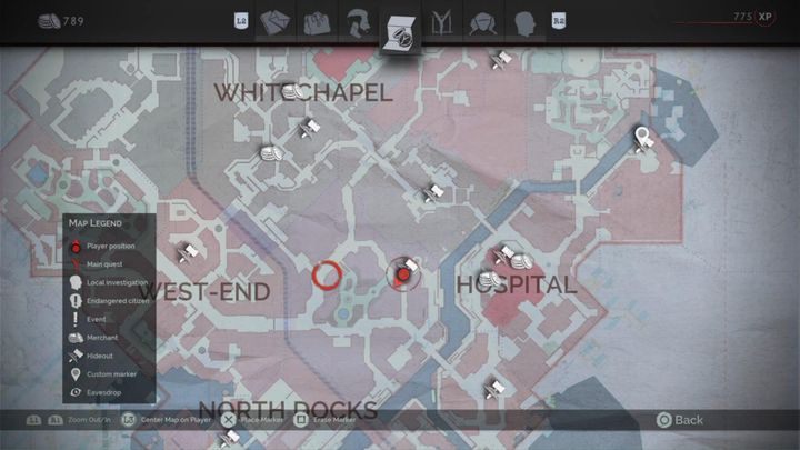 Vampyr Map