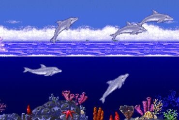 In-game Screenshot of Ecco the Dolphin