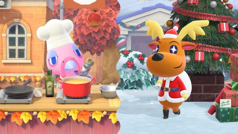 Winter update Animal Crossing