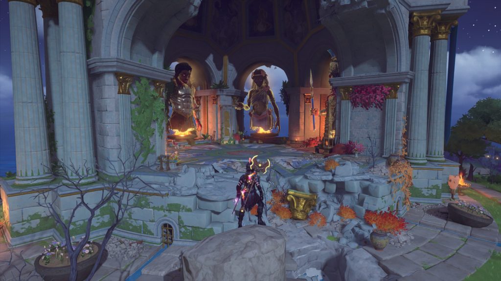 Immortals Fenyx rising main hub and gods