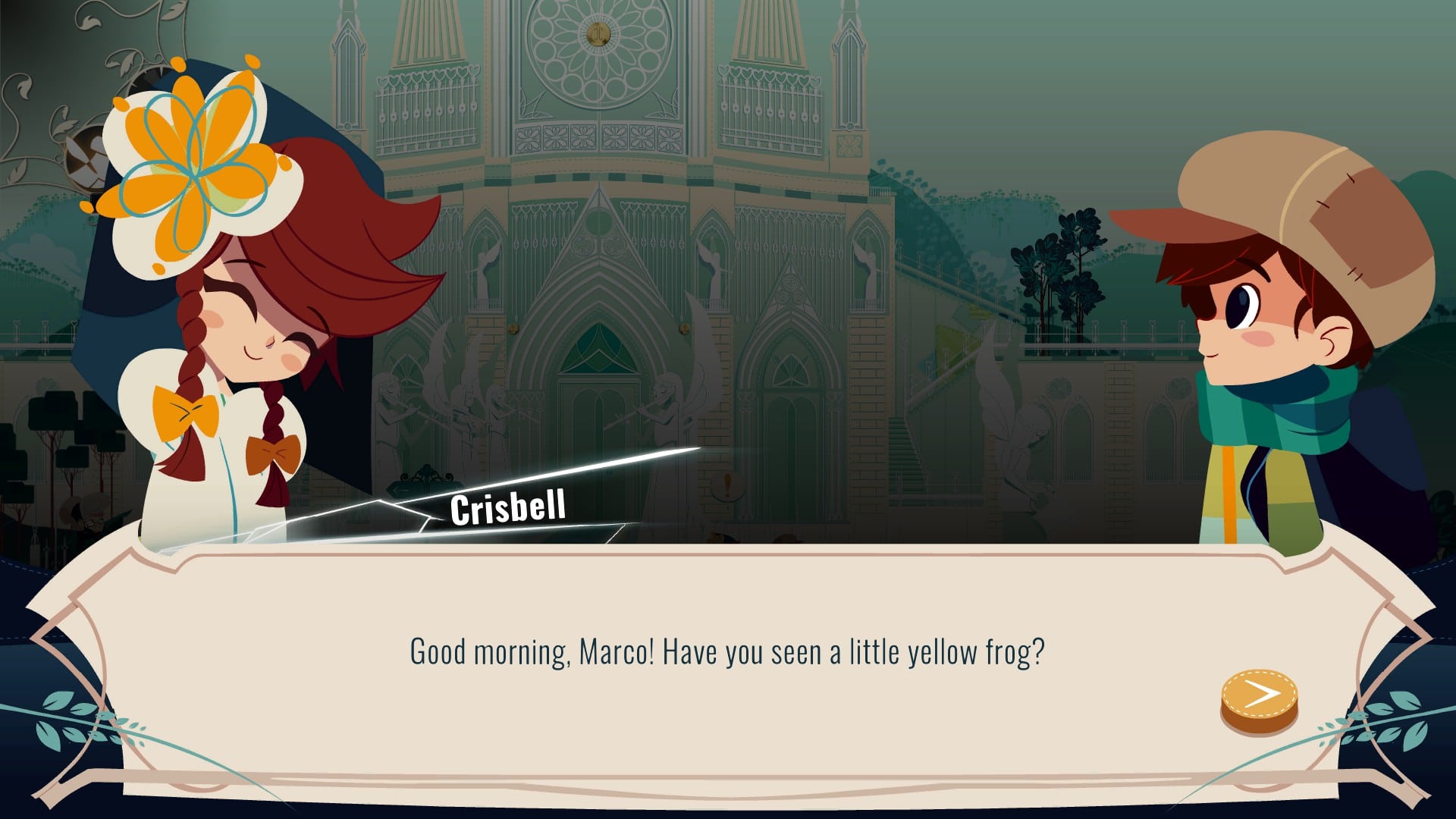 Cris Tales Dialogue In-game Screenshot