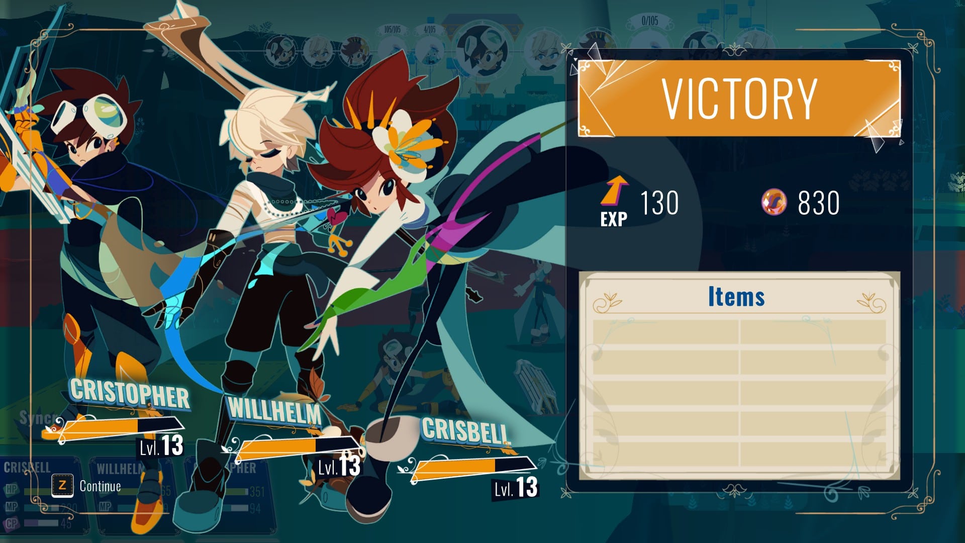 Cris Tales In-game Screenshot