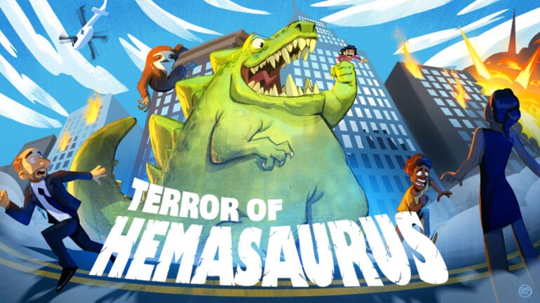 Terror of Hemasaurus Key Art