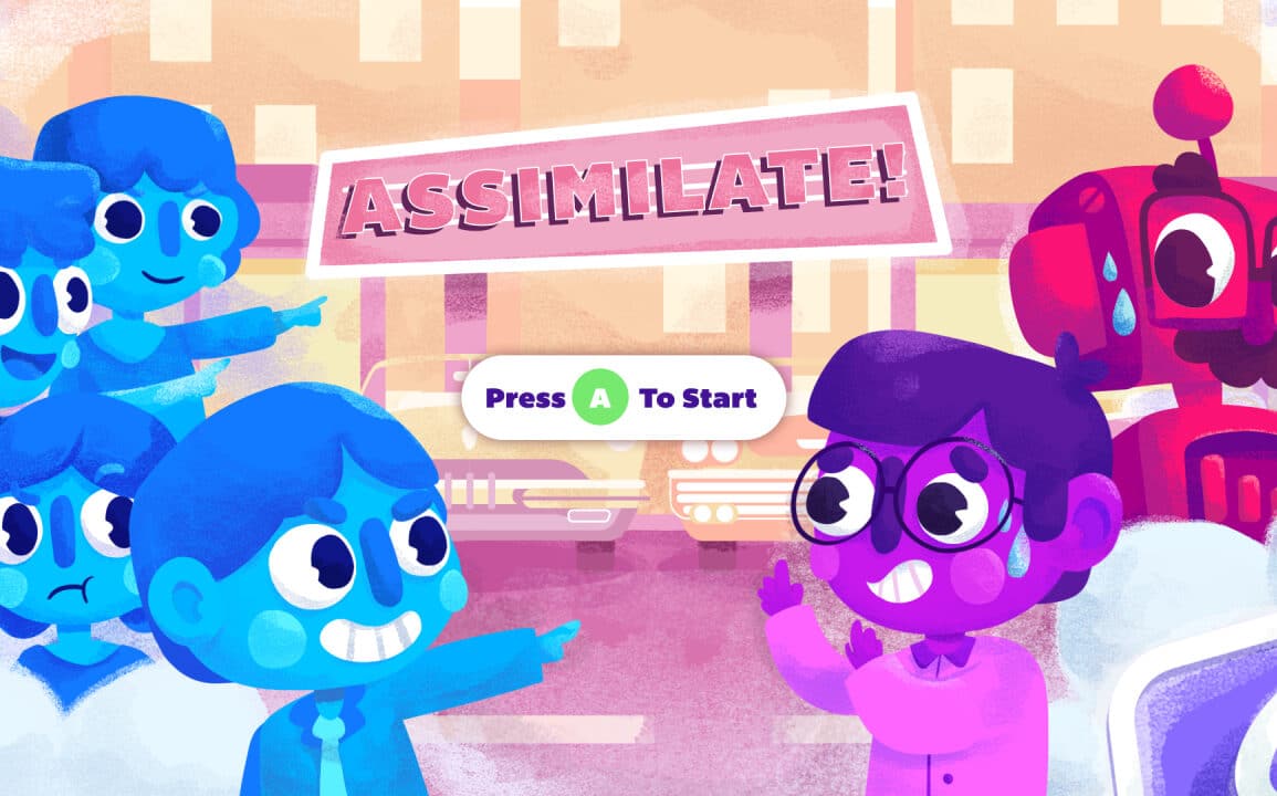 Assimilate! (A Party Game) Key Art