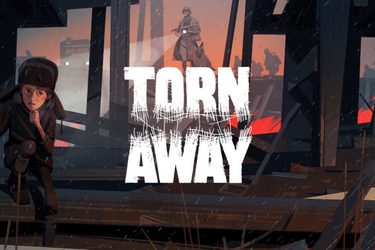 Torn Away Key Art