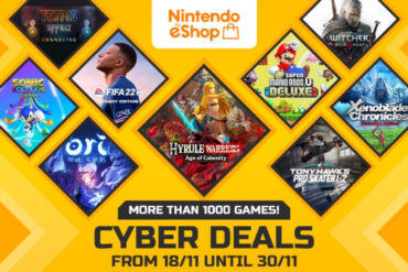 Nintendo Switch Cyber Deals Sale Banner