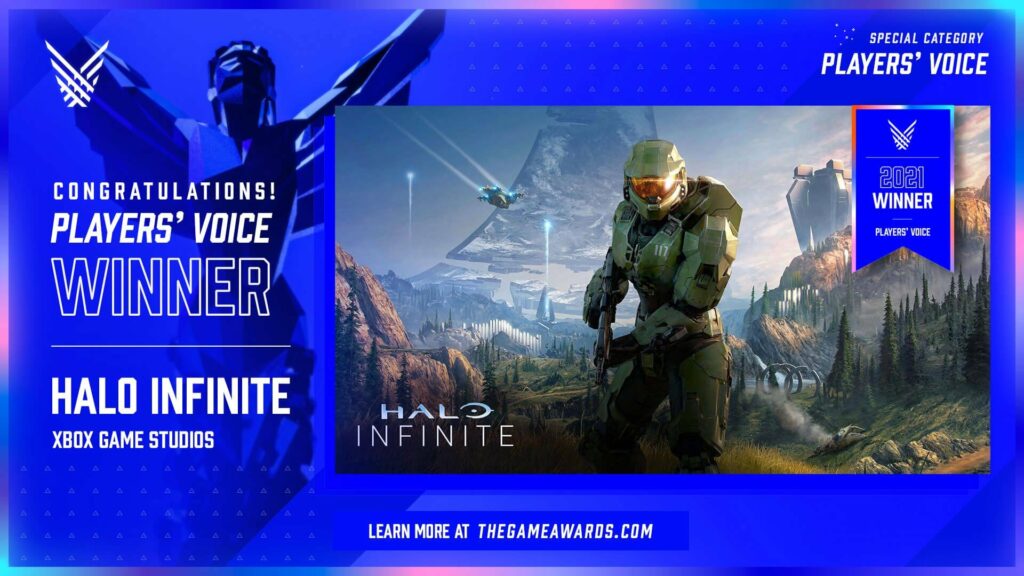 Halo Infinite Player's Choice The Game Awards 2021