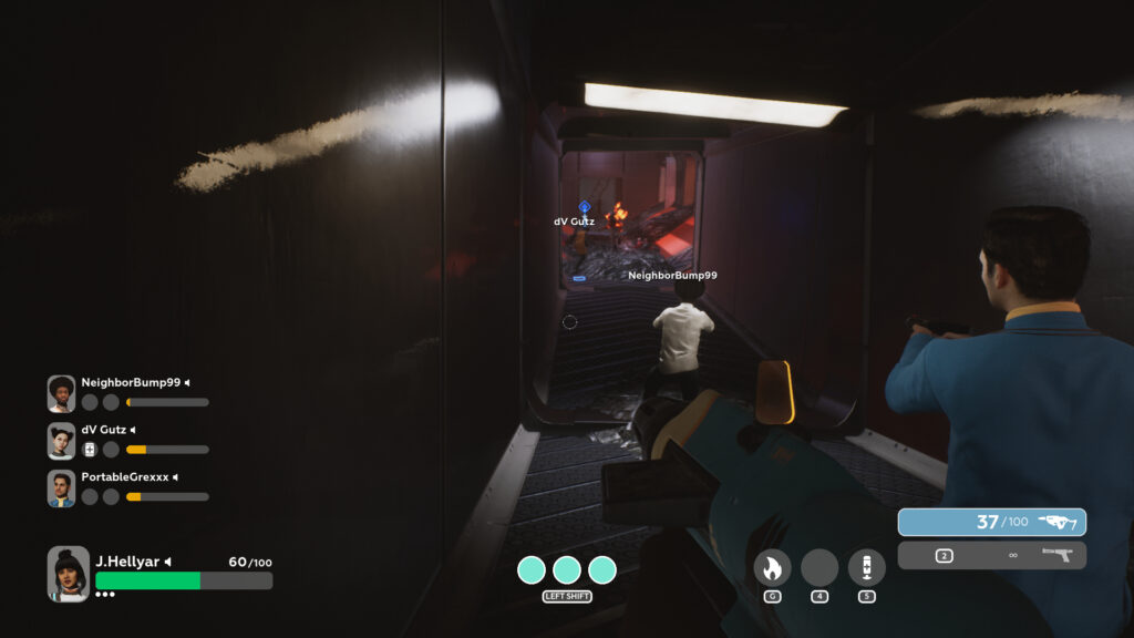 The Anacrusis In-game Screenshot Shooting Aliens