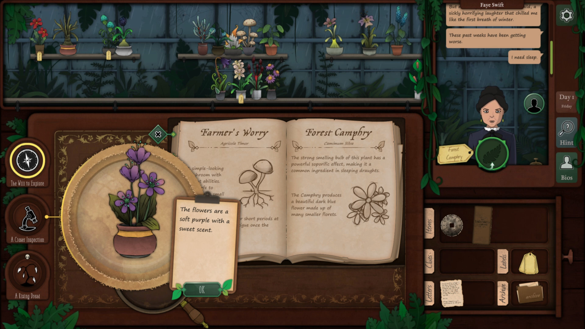 Strange Horticulture - Gameplay
