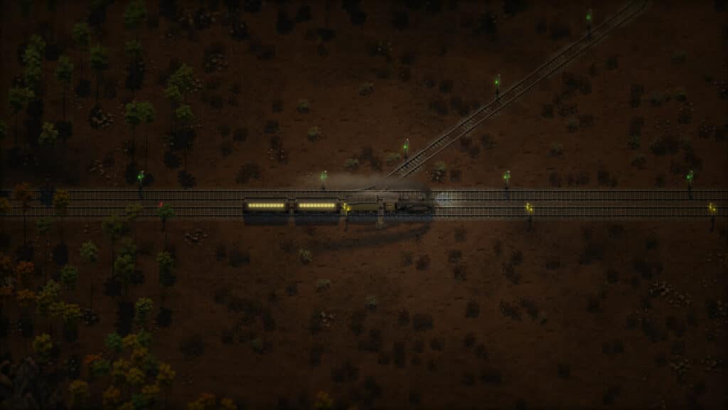 Steam Engine Train At Night