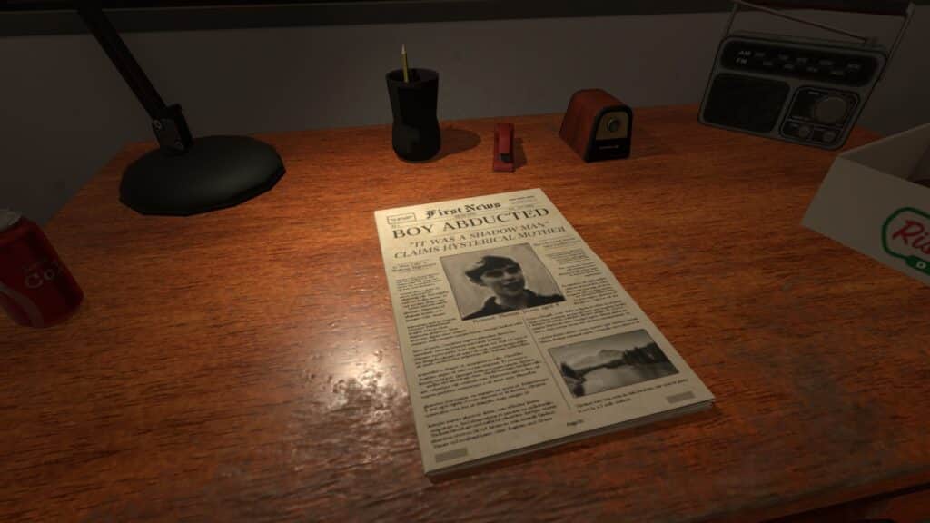 Newspaper Project: Nightlight Screenshot