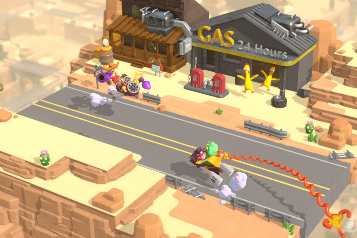 Screaming Chicken: Ultimate Showdown Encourages Mayhem and Chaos, Releasing in April