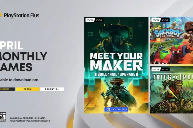 PlayStation Plus April 2023 - Tails of Iron, Sackboy, and Meet Your Maker