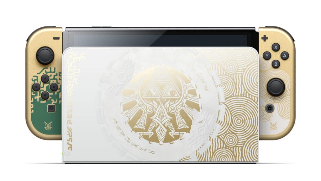 the legend of zelda tears of the kingdom Special Edition of the New Nintendo Switch OLED Dock
