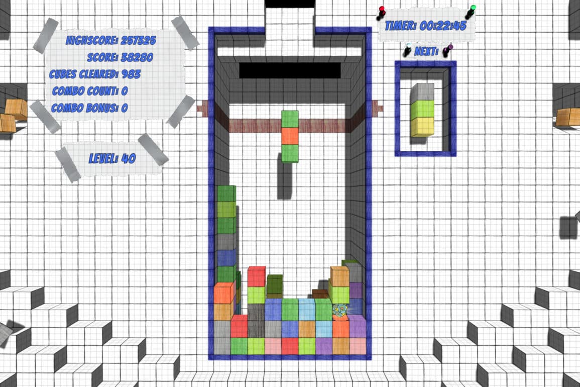 Papertris Screenshot 1