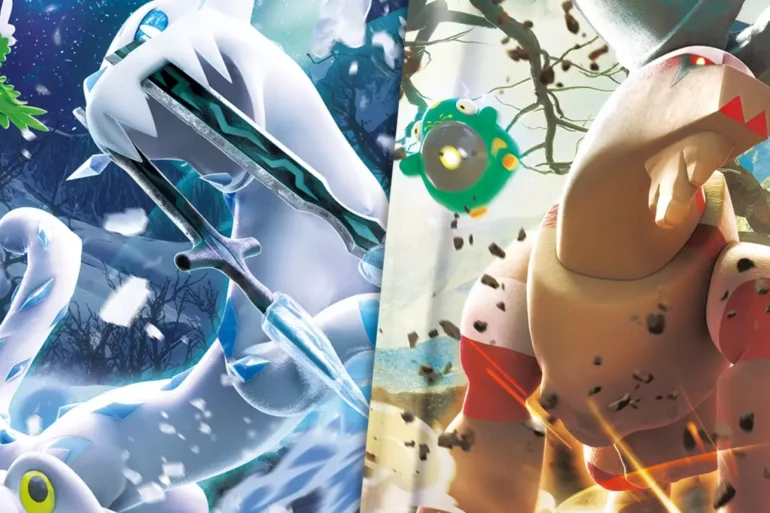 Pokemon Trading Card Game Snow Hazard and Clay Burst Image combination