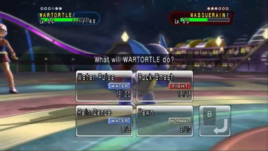 Wartortle pokemon battle revolution Screenshot