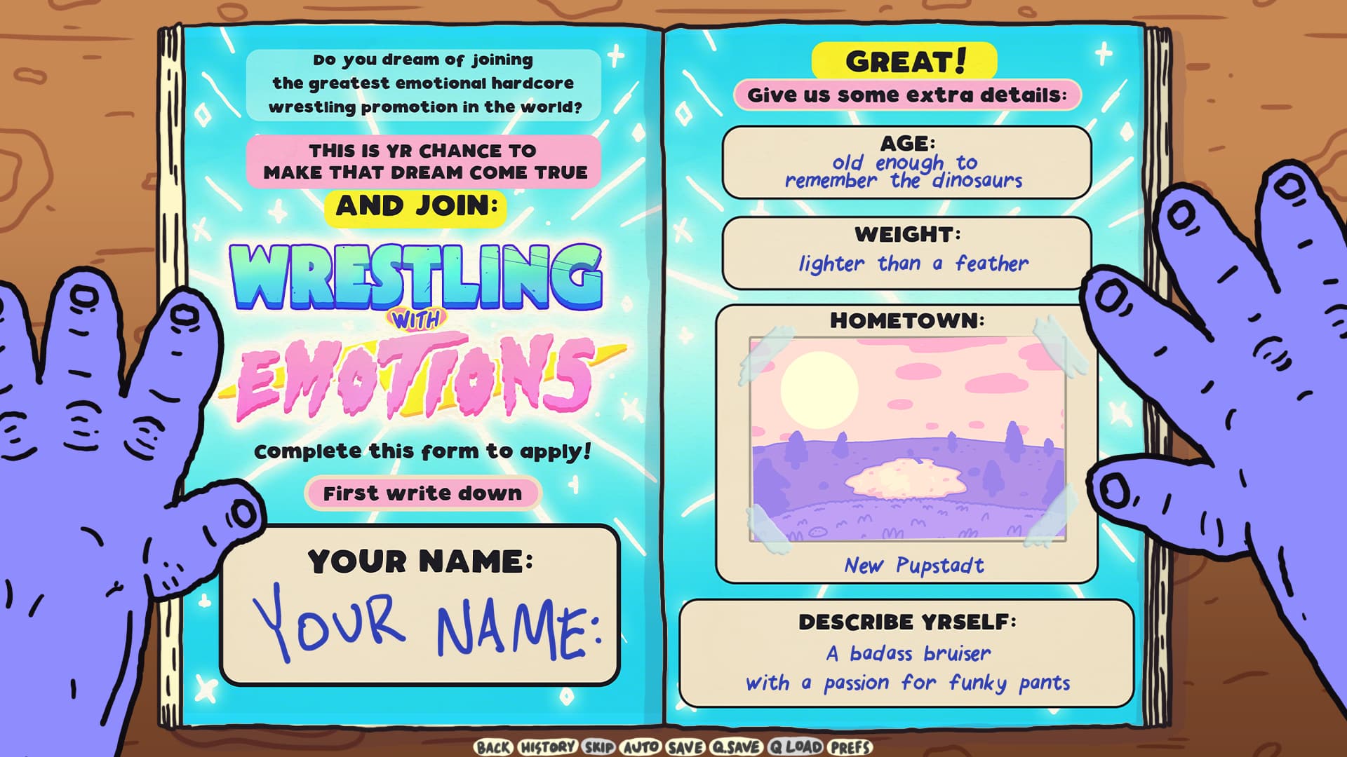 Wrestling With Emotions: New Kid on the Block Demo Screenshot 3