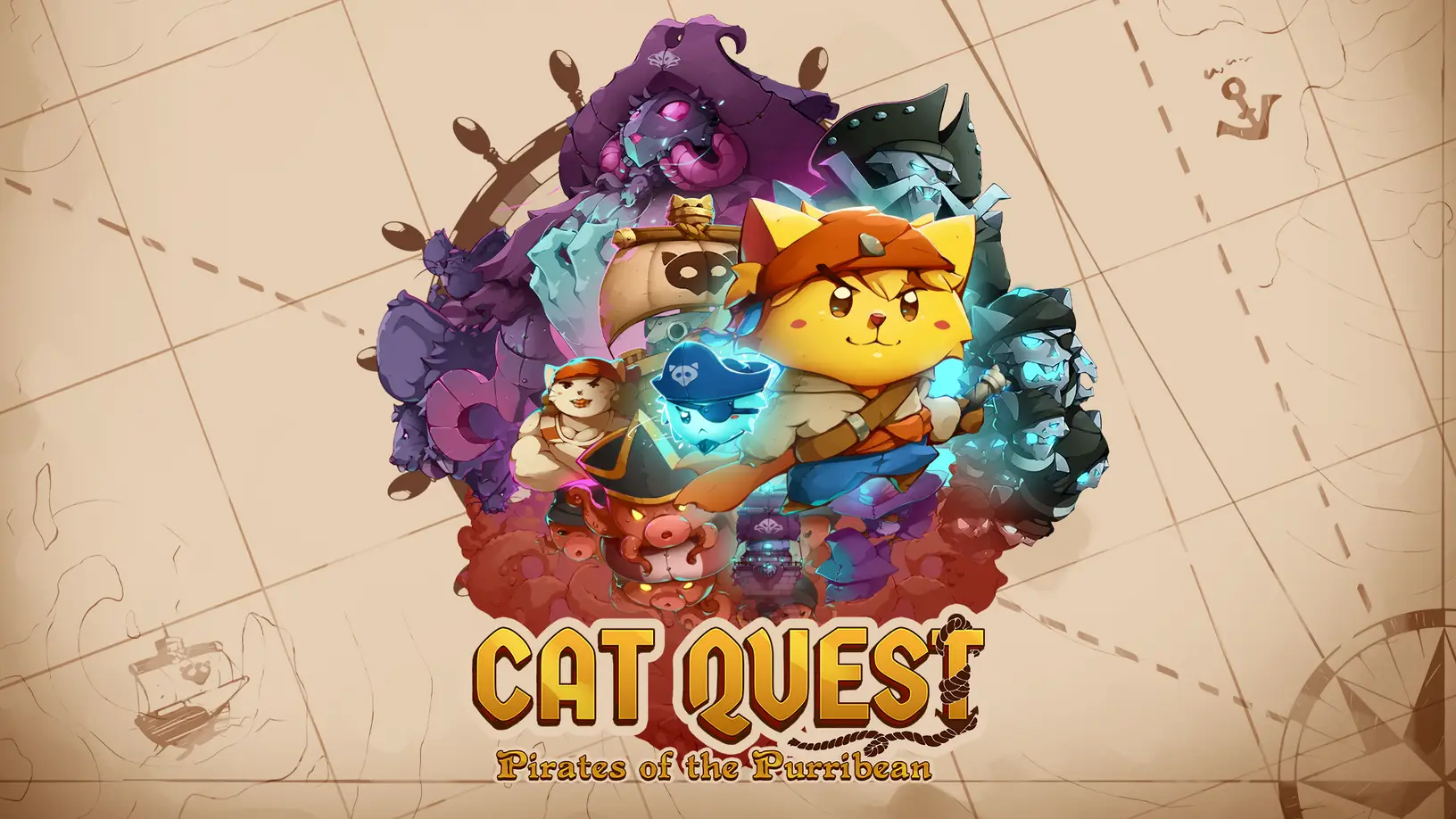 Key Art for Cat Quest: Pirates of the Purribean