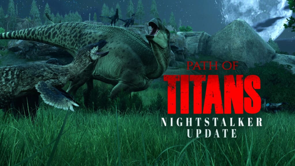 Path of Titans Night Stalker Update Key Art