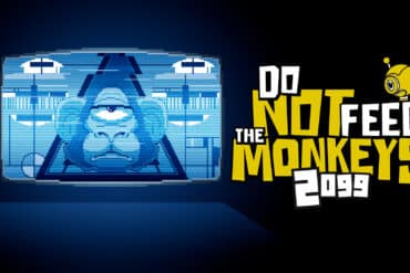 Do Not Feed The Monkeys 2099 Key Art with Logo