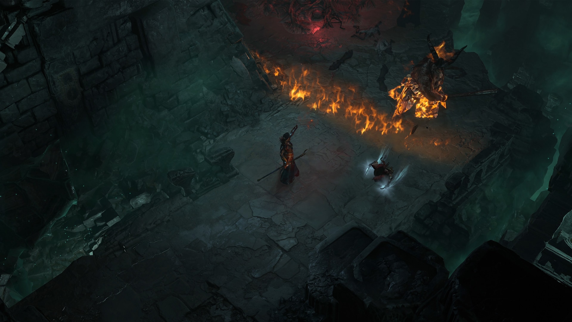 Diablo 4 Screenshot of fire