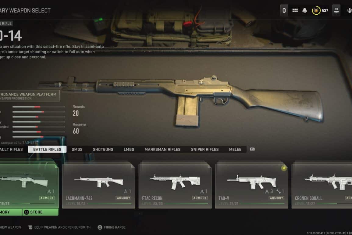 Best SO-14 Loadout for Warzone