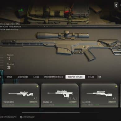 MCPR 300 Sniper Rifle Warzone Loadout Gun Selection