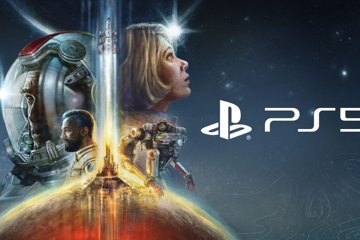 Starfield Key Art with PlayStation Logo