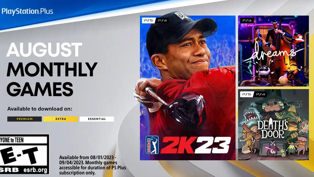 August PlayStation Plus Games Feature PGA Tour 2K23, Dreams, and Death’s Door
