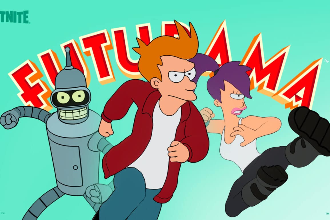 Fortnite V25.20 Update Includes Futurama Collaboration With Outfits for Fry, Leela, and Bender