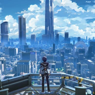 Project Mugen Screenshot of overlooking City