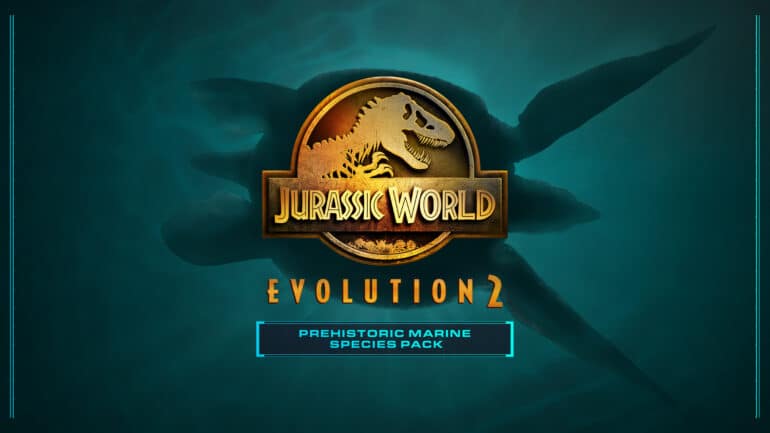 Jurassic World Evolution 2: Prehistoric Marine Species Pack Key Art