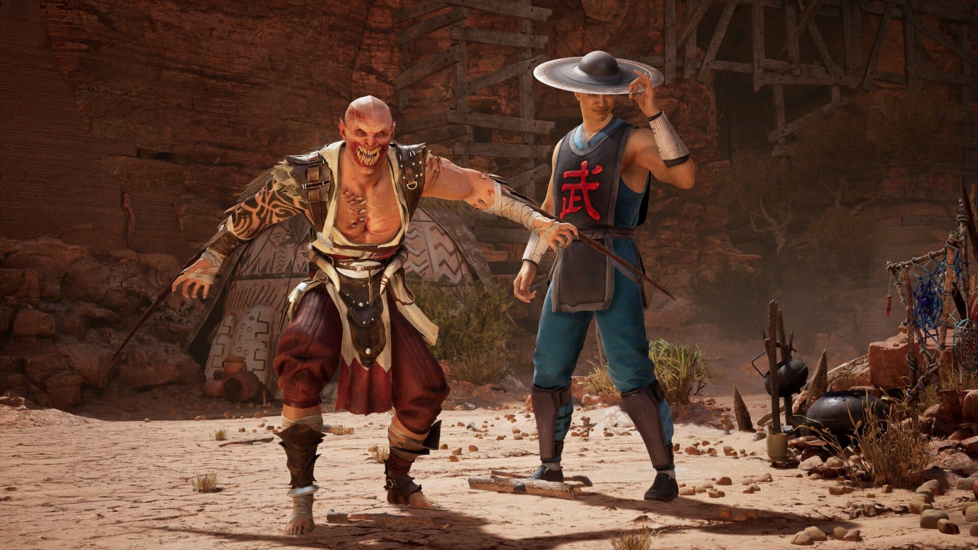 Baraka and Kung Lao Kameo Fighters Mortal Kombat 1