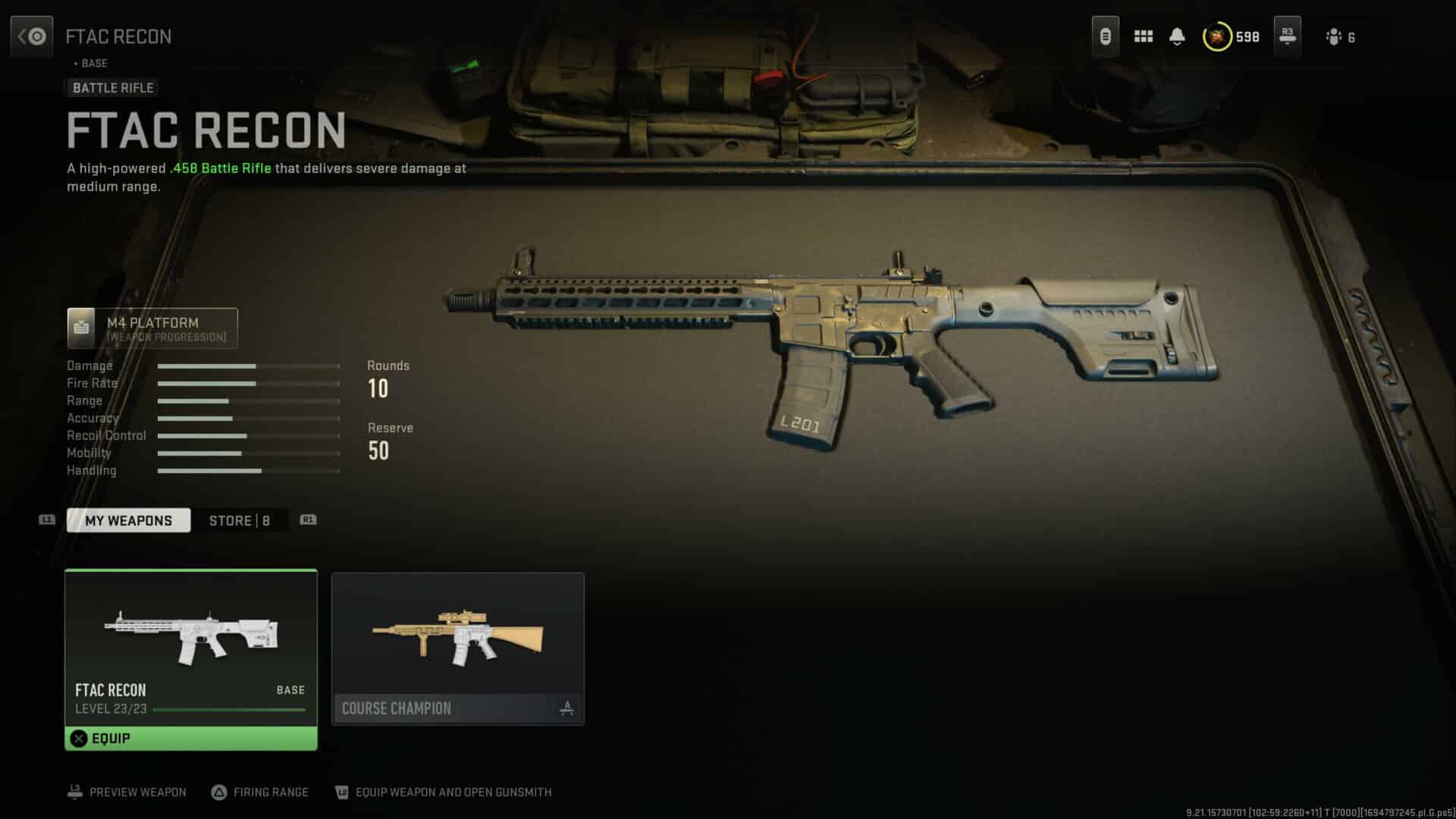 Call of Duty Warzone FTAC Recon Loadout Gun Selection