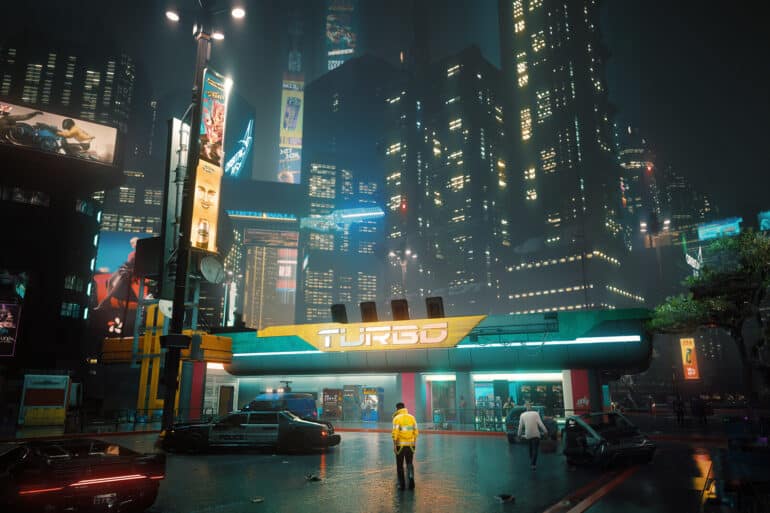 Cityscape Cyberpunk 2077