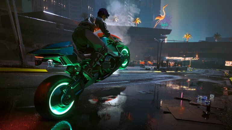Cyberpunk 2077 Bike in Phantom Liberty