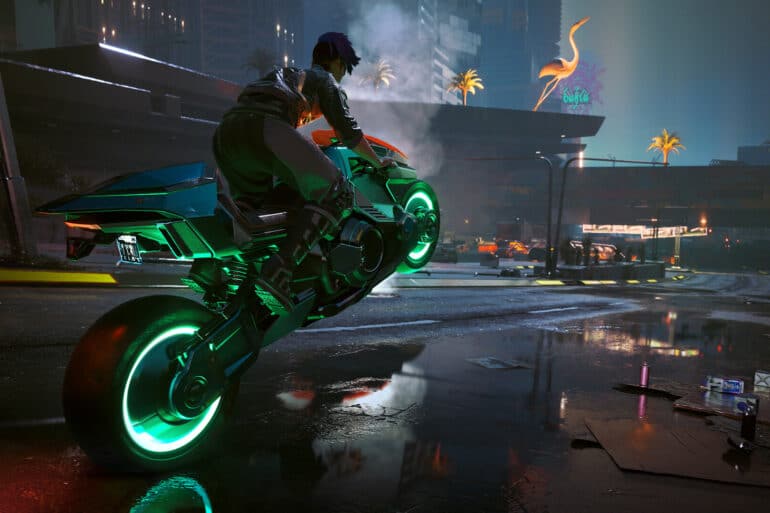 Cyberpunk 2077 Bike in Phantom Liberty