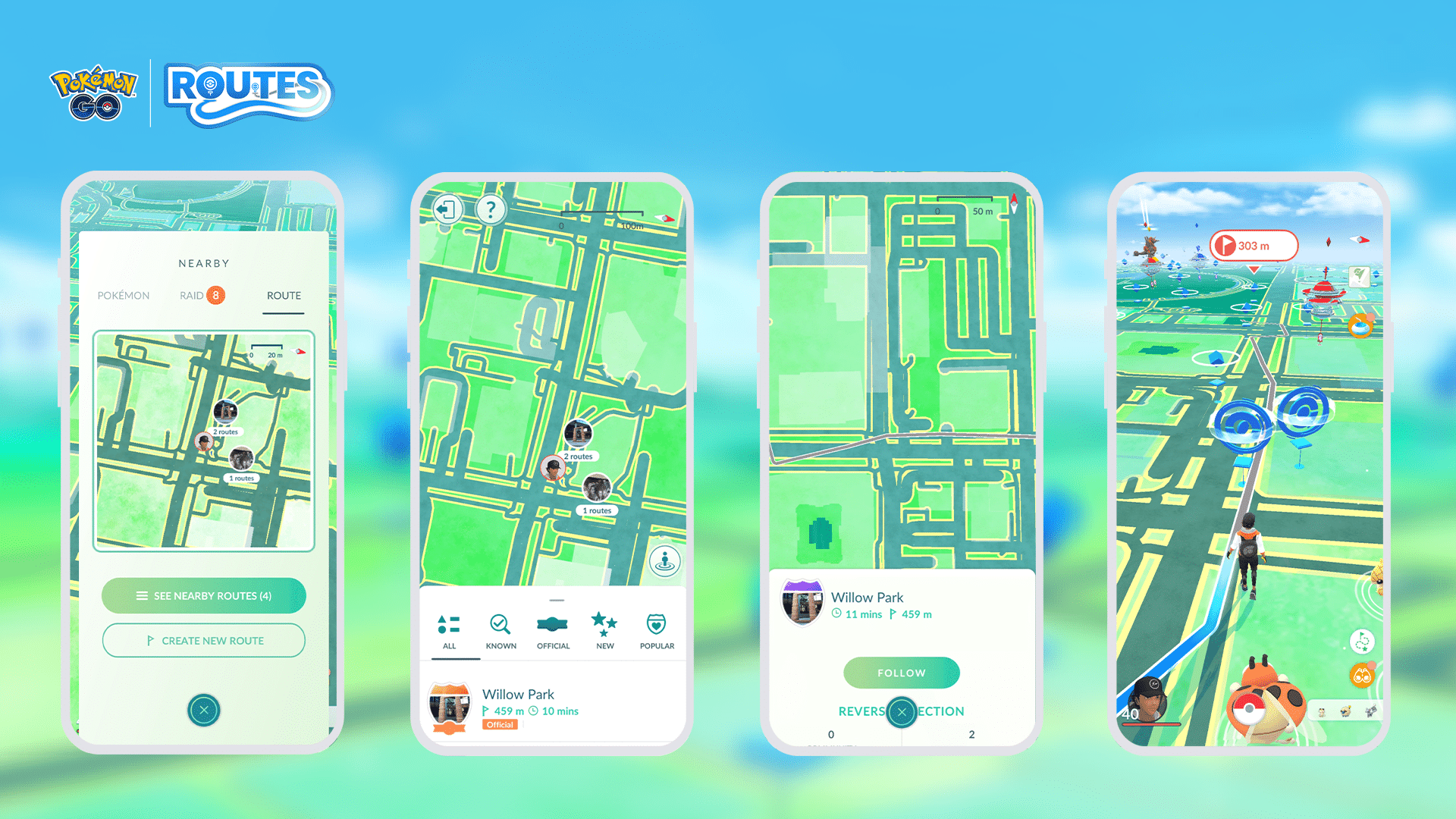 Pokemon Go Routes Examples