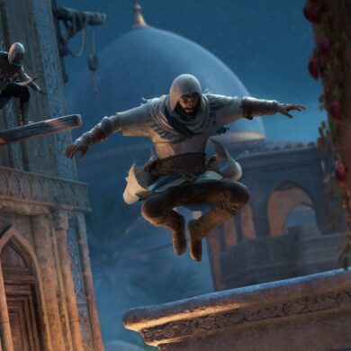 Assassin's Creed Mirage Screenshot Parkour Night