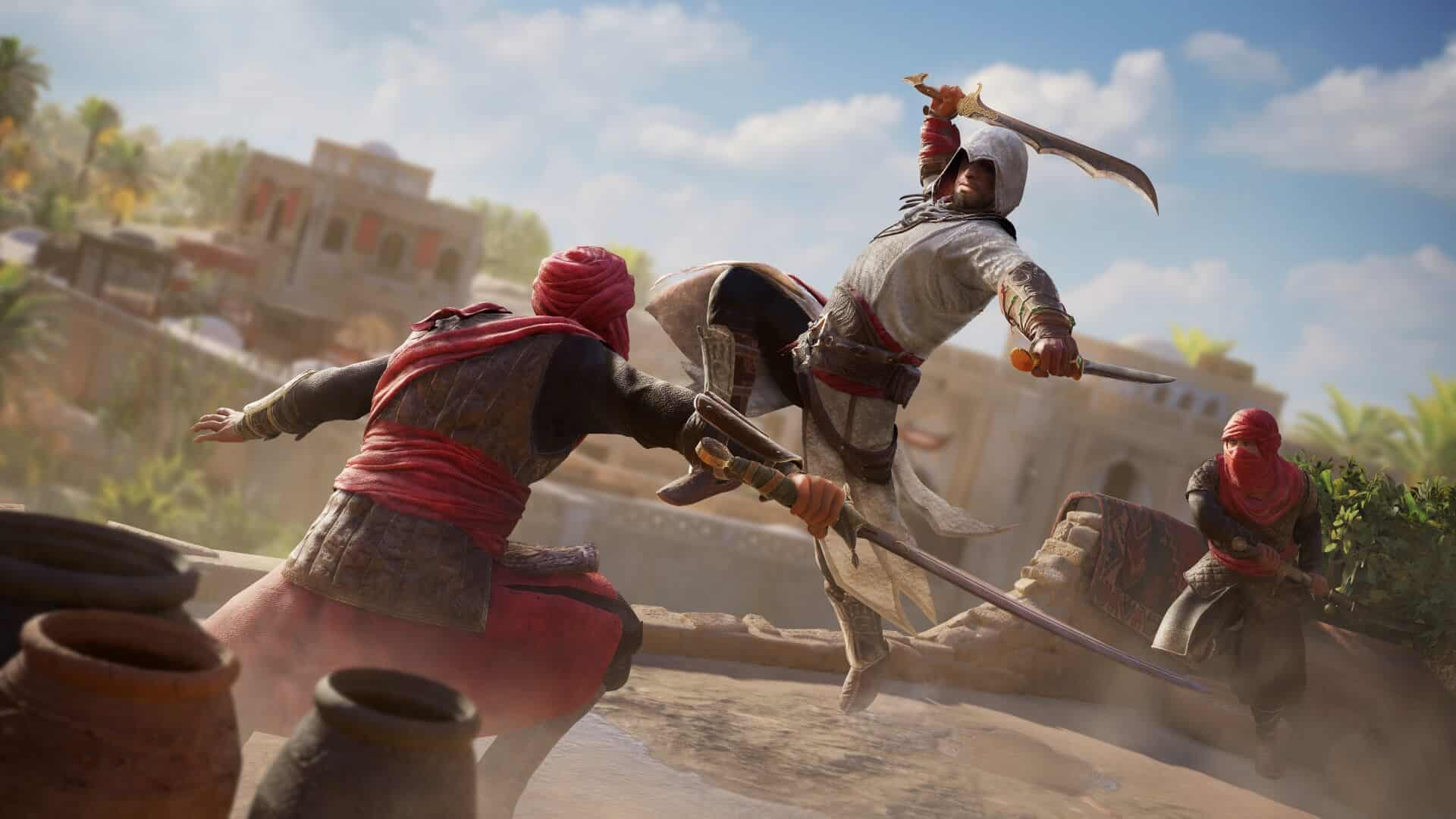 Assassin's Creed Mirage Screenshot Roof Fight
