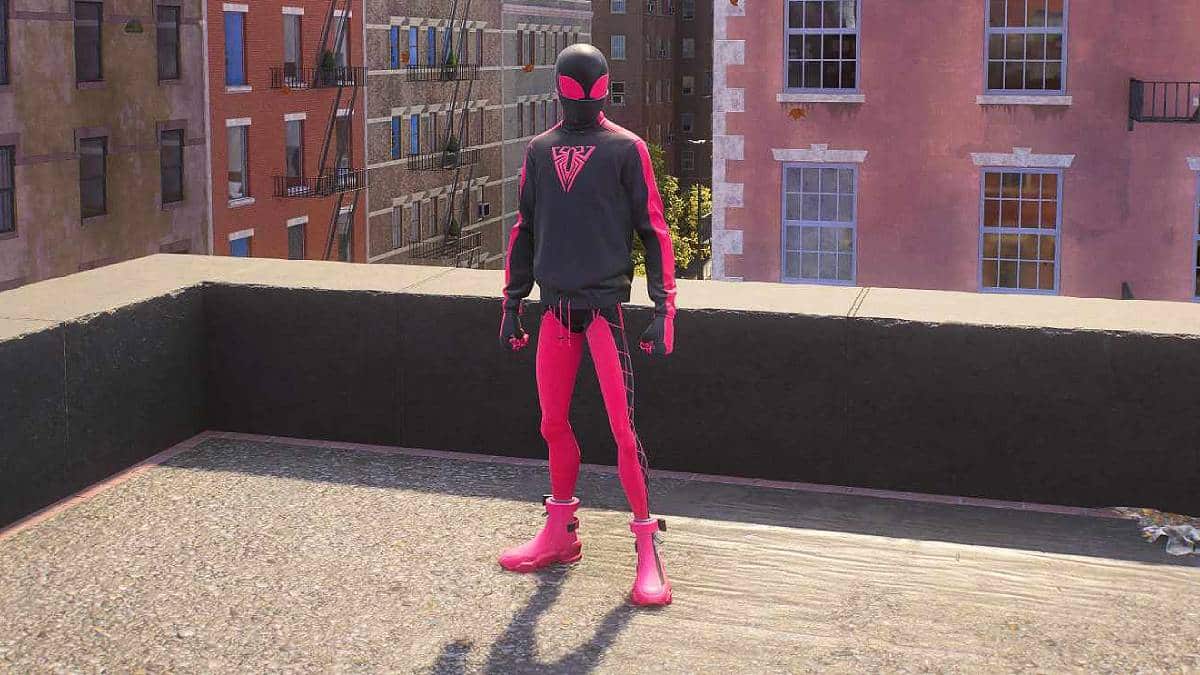 The 10th Anniversary Suit in Marvel's Spider-Man 2