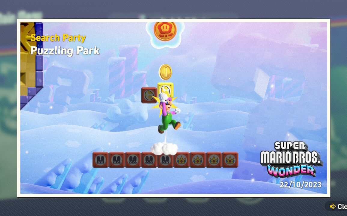 Super Mario Bros. Wonder: Puzzling Park Wonder Seed Token Guide