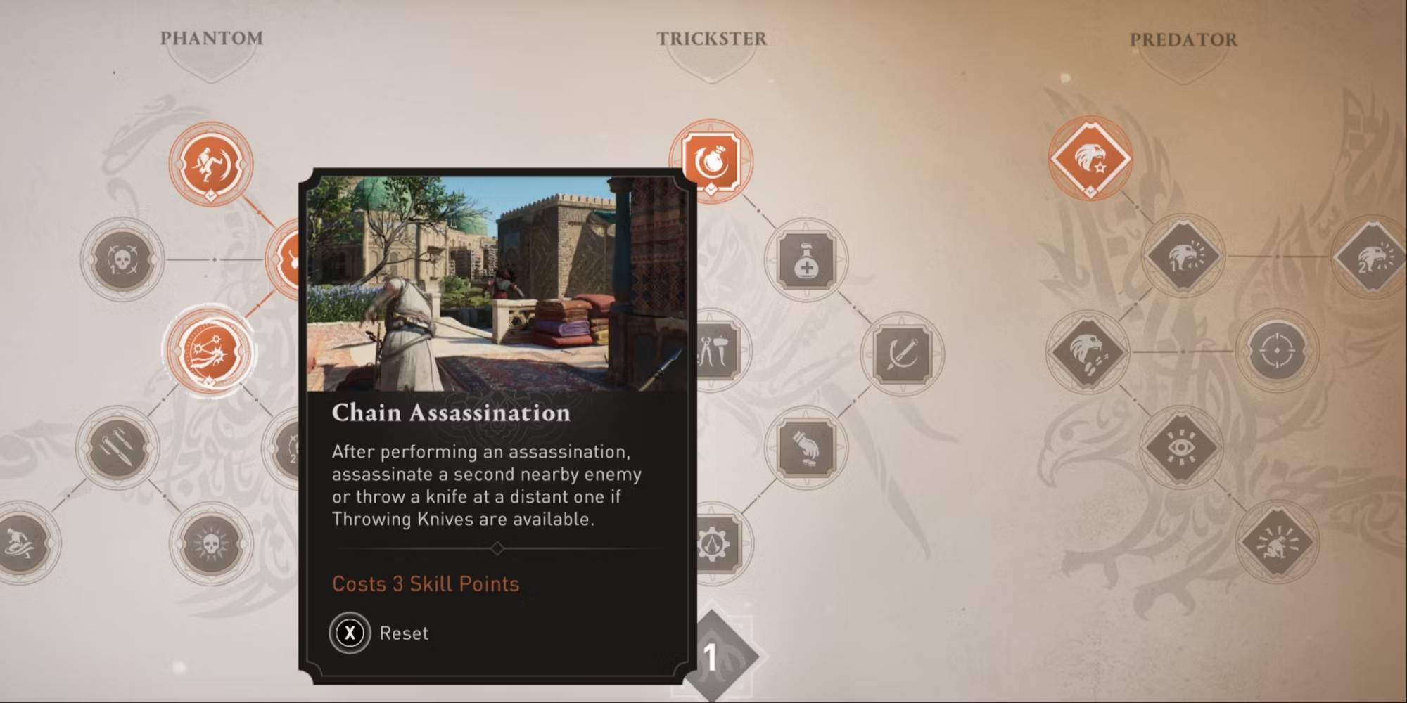 Assassin's Creed Mirage Chain Assassination