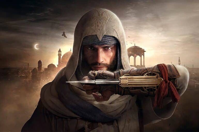 Basim with his hidden blade in Assassin's Creed Mirage