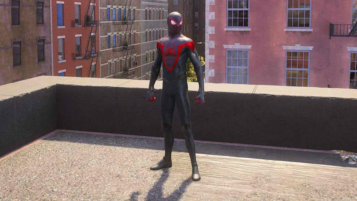 The Classic Suit in Marvel's Spider-Man 2