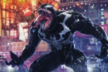 Venom roaring in Marvel's Spider-Man 2