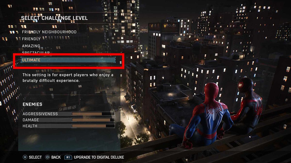 Marvel's Spider-Man 2 Ultimate Difficulty Mode