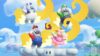 Toad, Peach, Mario and Luigi in their Elephant Form in Super Mario Bros. Wonder